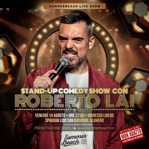 Spettacolo Stand Up Commedy con Roberto Lai